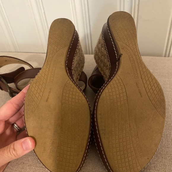 Stuart Weitzman Wedges size 7.5. Worn twice. I do not have the box. - Picture 4 of 4
